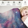 thumbnail image 3 of ARISTURING Galaxy Blanket Super Soft Cozy Throw Blanket Throw Lightweight Fuzzy Comfy Textured Flannel Blanket Warm Plush Throw Blankets for Couch, Sofa, Bed, 3 of 6