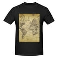 thumbnail image 4 of Bingfone Vintage World Map Men'S Loose Fit Short-Sleeve Pocket T-Shirt, 4 of 7
