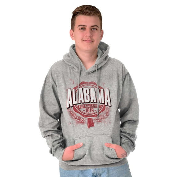 Alabama Athletic Block Letters Cool Hoodie Sweatshirt Women Men Brisco Brands S
