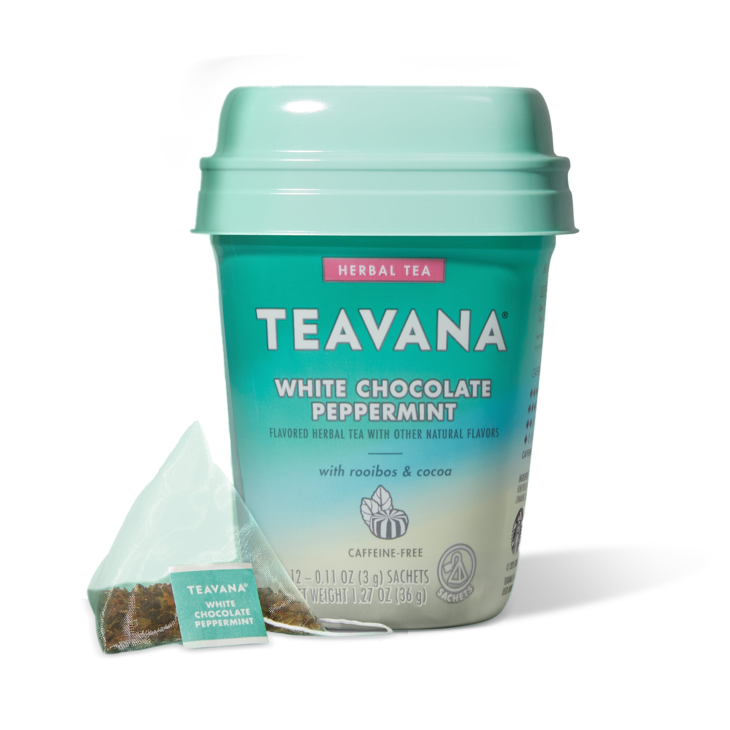 Teavana Herbal Tea, White Chocolate Peppermint, Tea Bags 12 Ct Pack