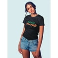 thumbnail image 2 of Eat Fruit Not Friends Graphic Quote Women T-Shirt, Female x-Large, 2 of 4