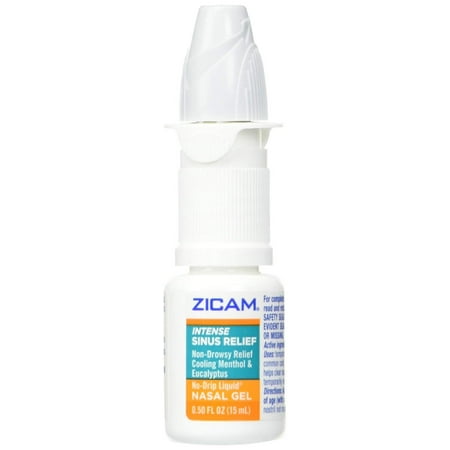 Intense Sinus Relief Nasal Gel .50z, ZICAM INTENSE SINUS RELIEF: Our nasal decongestant spray offers fast relief for up to 12 hours of nasal.., By
