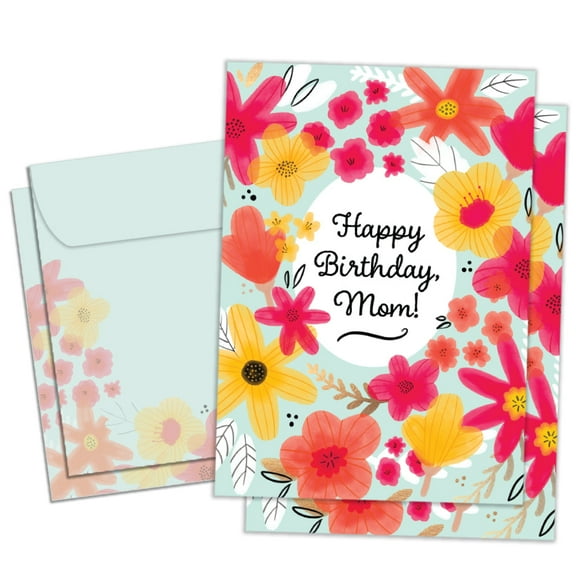 Tree-Free Greetings Birthday Greeting Card 2 Pack for Mom, 5 x 7, Little Things (GT69880)