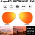 thumbnail image 4 of Gafas de sol Joopin Fashion Red Polarized UV400 para mujeres y hombres, 4 of 6