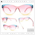 thumbnail image 2 of Girls Tie Dye Hippie Color Classic Cat Eye Sunglasses Pink Blue - Pink, 2 of 7