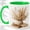 Green, variant on Boho Pampas Grass Accent Mug, 11oz Ceramic Coffee Cup for Decor Lovers