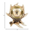 thumbnail image 4 of Slifka Sales Co. 8 Inch Deer Antler Tabletop Desk Clock, 4 of 4