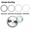 thumbnail image 3 of Bgsha 4Pcs Set Circular Saw Ring For Circular Saw Blade Reduction Ring Conversion Ring, 3 of 10