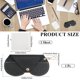 thumbnail image 2 of Estuche de cuero para gafas, portátil, delgado, para gafas de sol, suave, ligero, para viaje, con cierre, paño de limpieza, regalo, 2 of 5
