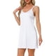 thumbnail image 4 of INSPIRAR CHIC Vestidos de Noche de Satén para Mujeres, Chemise, Vestido Deslizante, Vestido de Noche de Seda S Blanco, 4 of 6