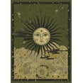 thumbnail image 2 of Junior's Lost Gods The Sun Tarot Card  Racerback Tank Top Military Green X Small, 2 of 4