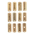 thumbnail image 4 of Dijes De Palabras Colgantes Grabados Inspiradores Palabras En Inglés Adorno Colgante De Aleación A Prueba De Herrumbre Componente De Fabricación De Joyas Para Collar Llavero 80 Piezas seitruly HA026966-01, 4 of 7