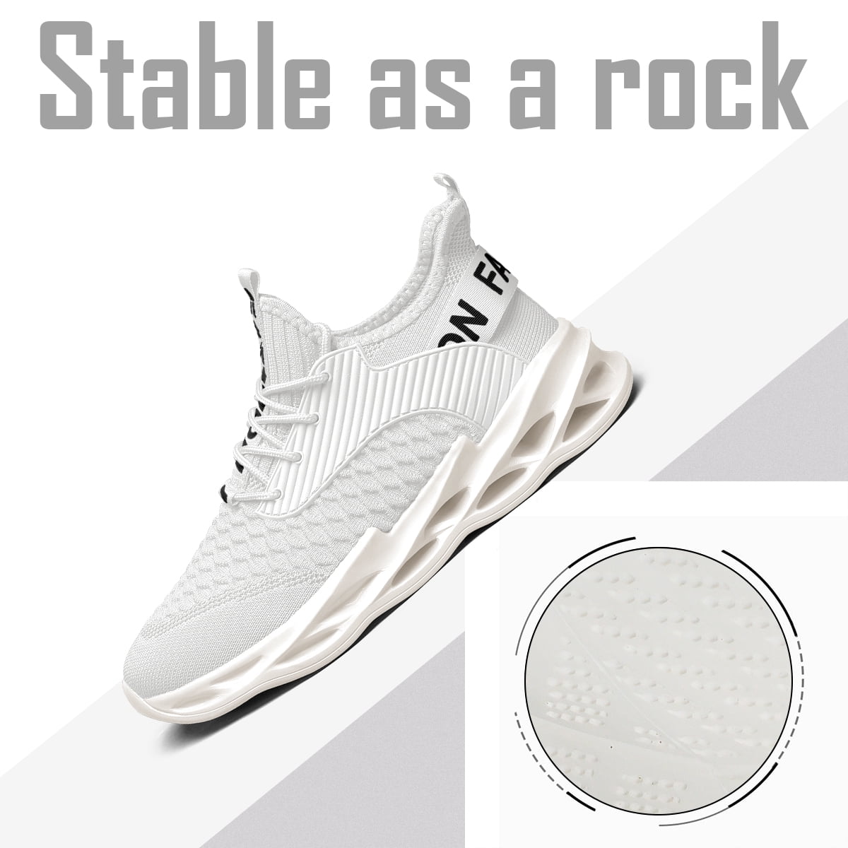 ZUTY Womens Training Running Shoes Breathable Non Slip Fashion Sneakers for Gym Workout Tennis Walking Sports White 9