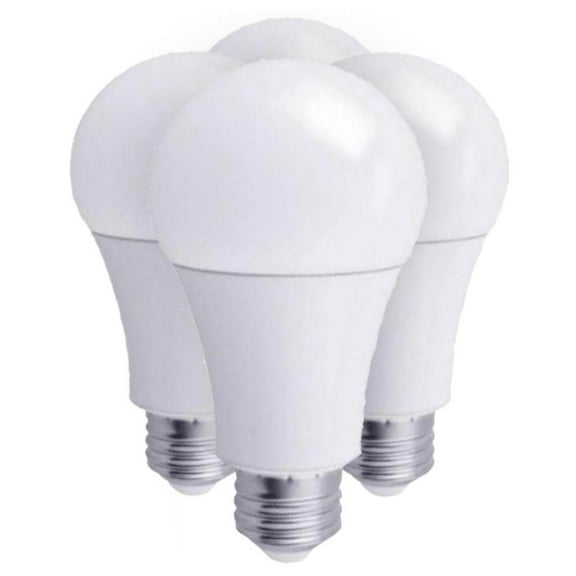 LED Enclosed Rated Omnidirectional A-Lamp, 8W DIM LED A19 2700K 4 Pack