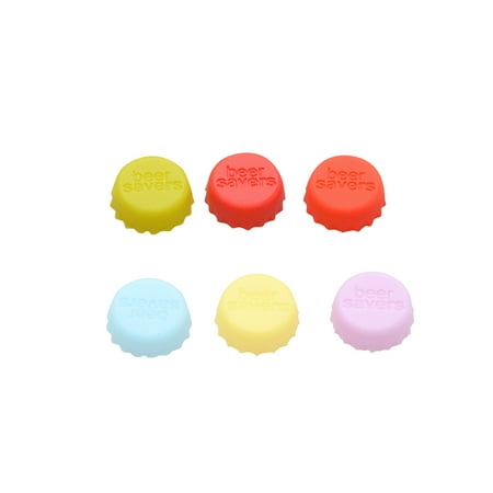 

6) of Caps for Rubber Capssilicone Soft Bottle Beer Reusable Drink (Pack Kitchen，Dining & Bar