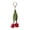 Red, variant on Keychain Pendant Imitation Leather Tulip Design Key Chain Car Keychain Handbag Decorative Accessories