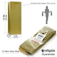 thumbnail image 2 of Allgala 12PK Value Premium Solid Color Paper Gift Bags (Wine-Gold-GP50036), 2 of 2