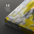 thumbnail image 4 of wall26 Canvas Print Wall Art Set Gray &amp; Yellow Grunge Brushstrokes Abstract Shapes Illustrations Modern Art Chic Colorful Multicolor Ultra for Living Room, Bedroom, Office - 24"x36"x3, 4 of 5