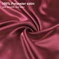 thumbnail image 5 of REGALWOVEN 2 Pack Satin Body Pillowcases , Luxury Silky Pillow Cover Smooth Long Satin Pillow Cases with Zipper Closure Burgundy Jumbo, 5 of 8