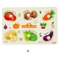 thumbnail image 1 of Wooden Number Lette Puzzle Early Learning Baby Kids Educational Toys, 1 of 1
