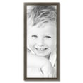 thumbnail image 2 of ArtToFrames 16" x 38" Muted Silver Picture Frame, 16x38 inch Silver Wood Poster Frame (WOM-4626),  Pack, 2 of 8