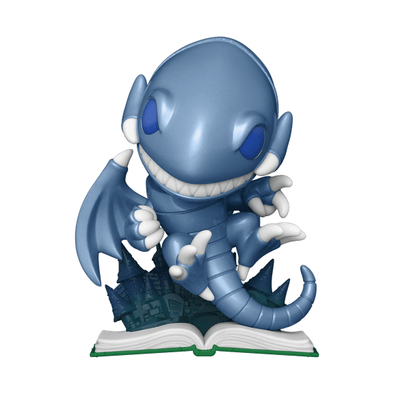 Funko Pop! Animation: Yu-Gi-Oh - Blue Eyes Toon Dragon (Metallic) Vinyl Figure