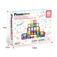 thumbnail image 3 of PicassoTiles Magnetic Tiles for Kids – 42PCS STEM Building Set, Educational Construction Toy, Creative Learning Kit, Hands-On Magnet Blocks, 3 of 10