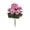 Pink, variant on Flowers Lifelike Geranium Begonia Floral Ensemble for Year-Round Beauty in Home Décor, 36x20 cm, White