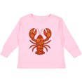 thumbnail image 3 of Inktastic Lobster Cute Vacation Girls Long Sleeve Toddler T-Shirt, 3 of 5