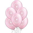 thumbnail image 2 of Latex 11" Pink 2 Sides Printing " For Your Baptism " Theme Balloon 12ct, 2 of 3