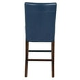 thumbnail image 6 of Home Square Milton 26" Bonded Leather Counter Stool in Blue - Set of 2, 6 of 9