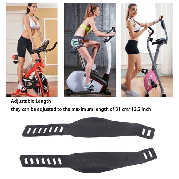 4 pièces Sangles de pédalier pour vélo d'exercice, Sangles de pédale universelles réglables résistantes conviennent à la plupart des pédales de vélo d'exercice, vélo de bicyclette, vélo d'appartement 4 pièces Sangles de pédalier pour vélo d'exercice, Sangles de pédale universelles réglables résistantes conviennent à la plupart des pédales de vélo d'exercice, vélo de bicyclette, vélo d'appartement