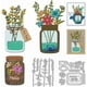 thumbnail image 1 of Troqueles para hacer tarjetas con flores silvestres en frasco, plantillas para troquelar jarrones de metal, troqueles para scrapbooking, plantillas para repujado., 1 of 9