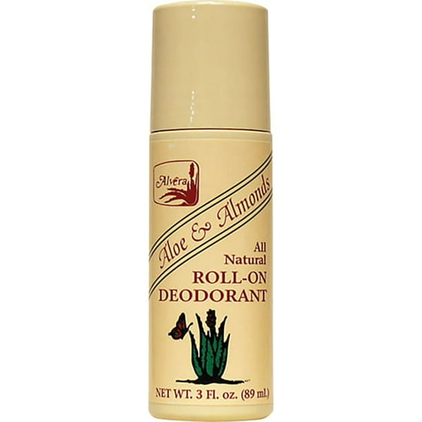 Alvera All Natural RollOn Deodorant Aloe & Almonds 3 oz. Walmart