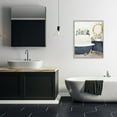 thumbnail image 2 of Stupell Industries Blue Tub Bathroom Scene Gray Framed Giclee Art design by Kim Allen, 30 x 24, 2 of 8