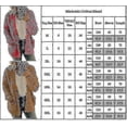 thumbnail image 2 of Abrigo de invierno ZHAOCHENG con bolsillos mullidos y peludos para mujer color rojo talla 5XL, 2 of 2
