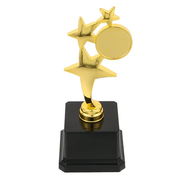 TABLZONE Unique Star Design Plastic Gold Trophy Cup for and Sports Events
