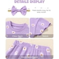 thumbnail image 5 of SANMIO Toddler Girl Clothes 18M-6T Toddler Girls Outfits Cute T-Shirt+Shorts+Headband 3Pcs Summer Baby Clothing Sets, 5 of 8
