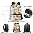 thumbnail image 6 of Uourmeti Cowboys Backpack for Boys, 17 Inch Front Pocket Smooth Zipper Student Bookbag for Daily Use School, 6 of 6