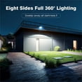 thumbnail image 4 of Solar Street Lights Outdoor, 8000LM Motion Sensor Solar Flood Street Lights, Outdoor Dusk to Dawn Solar Lights for Garden Yard Path Patio, IP66 Waterproof, 4 of 6