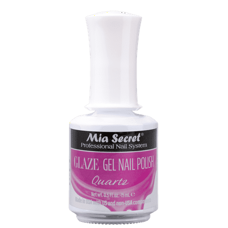 Mia Secret Glaze Gelux Soak-off gel nail polish color Quartz - Glaze Gel polish cured with nail lamp