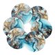 thumbnail image 2 of Kearding Posavasos Juego de 6 - Posavasos de cerámica de oro azul, posavasos absorbentes decorativos de océano de mármol, posavasos de piedra con Mostrada 6 piezas Kearding HA026036-02, 2 of 6