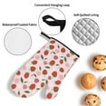 thumbnail image 3 of Naloa Floral Strawberr Oven Mitts and Pot Holders 4 pcs Set, Cooking Baking Grilling Kitchen Oven Glove for Cooking, 3 of 6