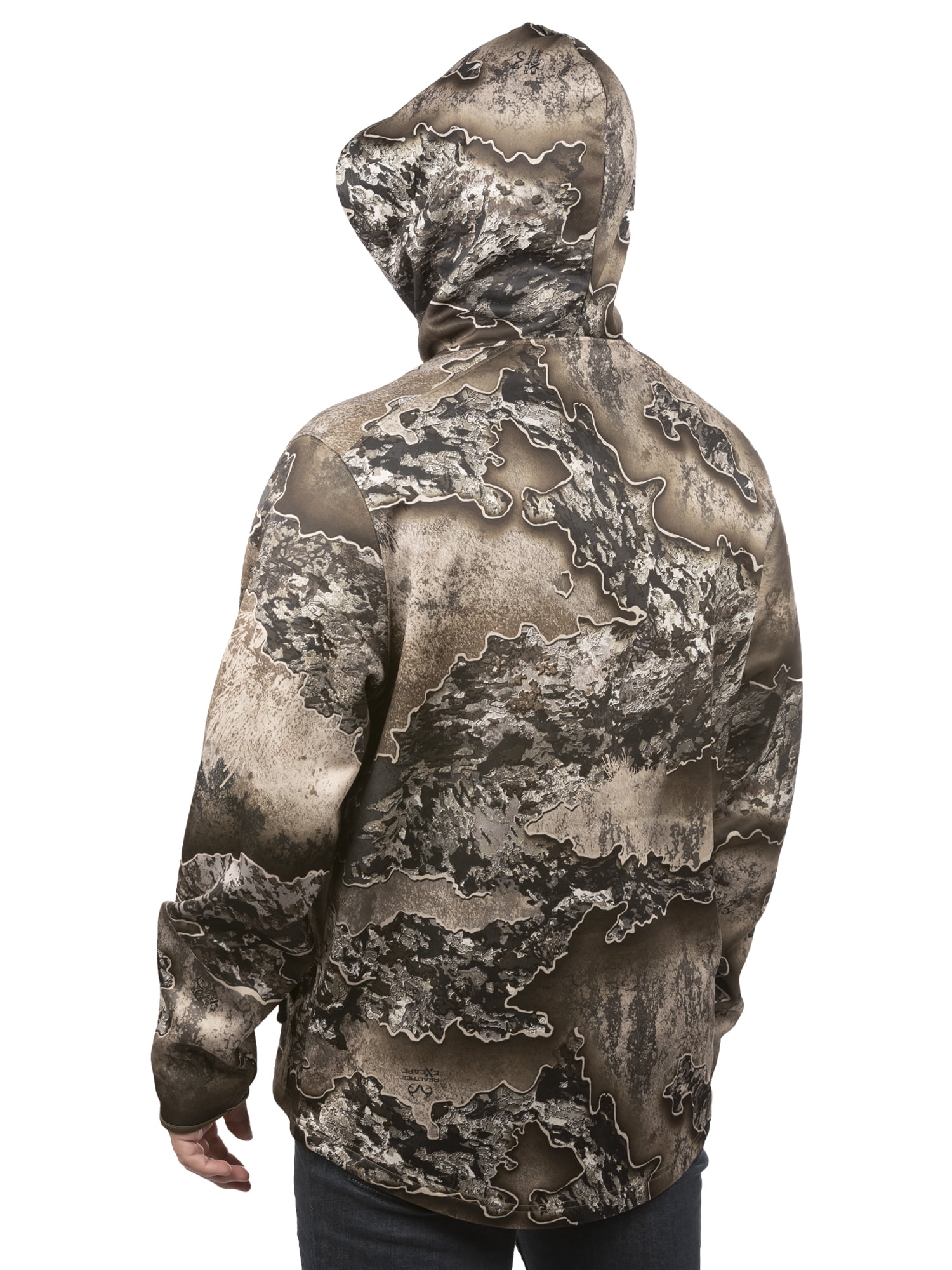 Realtree Mens Excape Arrowood Performance Hoodie