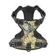thumbnail image 4 of XMXY No Pull Dog Harness, Red Green Plaid Check Adjustable Reflective Pet Harness with Oxford Vest, Large Size, 4 of 9