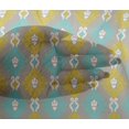 thumbnail image 4 of oneOone Viscose Chiffon Fabric Swirl Ikat Decor Fabric Printed BTY 42 Inch Wide, 4 of 4