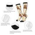 thumbnail image 6 of Balery Cute Bee Honey Jar Hive Bear Printed Novelty Socks Men's Women's Crew Socks Sports Socks Knee High Socks Cotton Socks Quirky and Cool Socks, 6 of 9