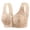 Beige# Womens Bras, variant on Womens Soft Everyday Bras No Wire Front Closure Bralette Large Bust Bras No Padding Lift,Bras for Women Large Bust Bras