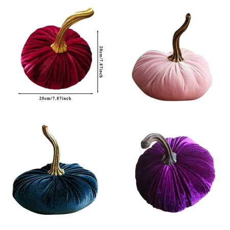 

1 Pc Handmade Velvet Pumpkins Stuffed Pumpkin With Exquisite Bulbs Christmas Decorations Transformer Ornament Christmas Decorations Glass Strength Ornament Christmas Ornament Bulk Small Christmas