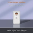 thumbnail image 6 of 3 Packs 120W Fast Charger Block with USB C & USB Ports, PD QC5.0 Wall Charger for iPhone Android Samsung, Multi Port Travel Charging Adapter US Plug, 6 of 6